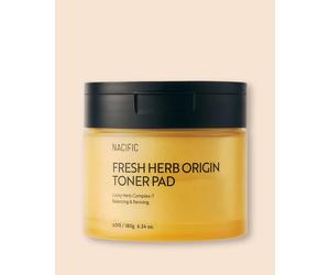Nacific Pads tonique visage aux extraits d'herbes Fresh Herb Origin Toner Pad - 180 g / 60 pcs