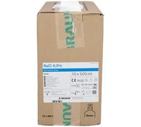 NaCl à 0,9 % B. Braun Ecolav® - Solution de rinçage De Rinçage 10x500 ml