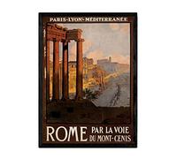 Nacnic Affiche ancienne de Rome. Feuilles pour décorer les intérieurs avec des images publicitaires anciennes. Cadres de décoration rétro. Format A3 Sans cadre