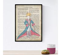 Nacnic Affiche Le Petit Prince pour Les Jeunes Enfants. Feuille de Prince revêtue d'définitions. des Affiches et des Illustrations pour Les Contes pour Enfants. Cadre de Format A4