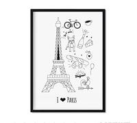 Nacnic Art Print. Affiches de pays et de villes du monde. Images de monuments et de voyage. Décoration d'intérieur. Taille A4
