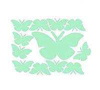 Nacnic Autocollants lumineux dans le noir. Ensemble de stickers fluorescents de papillon. Déco murale assortiment d'animaux et insectes lumineux pour les chambres d'enfants et bébé, maisons, magasins