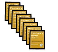 Nacnic Cadre photo 20 x 25 cm Lot de 24 cadres en MDF noir à accrocher ou à poser pour photos, posters, diplômes, dessins. Façade en verre. Boîte de 24 cadres.