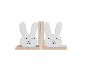 Nacnic Ensemble de 2 Bookends en Bois. Serre-Livres Fonctionnels pour décorer Votre Maison et Les espaces pour Enfants. Lapin de Conception.