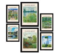 Nacnic Feuille d'affichage Monet 2. Painter Gallery. Peintures décoratives pour votre salon, chambre, maison. Impressions d'art mural. Tailles A4 et A3