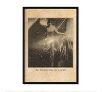 Nacnic Film poudre de lune. Poster avec illustrations de femmes mystiques et spirituelles dans un style vintage. Décoration d'intérieur. Format A4.