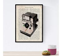 Nacnic Poster appareil photo Polaroid. feuilles de caméras photos anciennes. photographie décoration. format A4