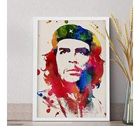 Nacnic Poster pour encadrer ``Che Guevara ´´. Affiche avec image de Style Aquarelle du légendaire révolutionnaire. Imprimée sur Papier 250 grmes. Taille A4 sans cadre.
