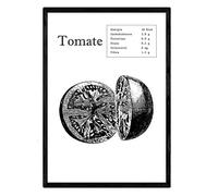 Nacnic Poster Tomate.Láminas de fruits et légumes. format A4