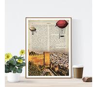 Nacnic Poster ville ALMERIA Style vintage. Illustration, photographie et collage avec l'histoire de ALMERIA. Format A4 sans cadre