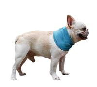 NACOCO 2 pcs Chien instantané de Refroidissement Écharpe d'été pour Animal Domestique Bandana Chats Collier Glace Serviettes pour Bulldog, L