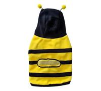 NACOCO Chien Bee Costume pour Animal Domestique Mignon Capuche Chiot Vêtements Cat Bumblebee pour Les Petites et Moyennes Chien, L, Jaune