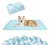 NACOCO Couverture rafraîchissante d'été pour animal de compagnie - 57,9 x 88,9 cm - Double face - Pour la maison et l'extérieur - Canapé de couchage - Lavable - Portable - Léger - Taille S, M et L