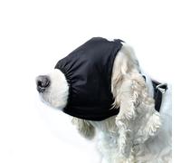 NACOCO Masque apaisant pour Chien en Nylon pour Les Yeux - Masque Anti-anxiété - Muselière pour Le toilettage - Anti-maladie de la Voiture(L)