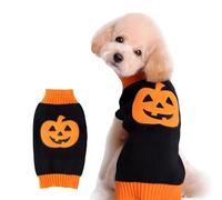 NACOCO Pull pour Chien Chandails pour Animaux de Compagnie de Citrouille fête d’Halloween pour Le Chat et Le Chiot(2XL)