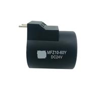 NACODLUL Électrovanne hydraulique à Cartouche MFZ10-60Y, diamètre intérieur de la Bobine: 32mm, Hauteur: 51mm, 220V CA, 24V CC.(DC24V)