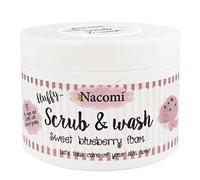 Nacomi Fluffy Scrub & Wash Gommage Moussant Corps Myrtille 180 Ml Exfoliant Corps Gommage Peeling
