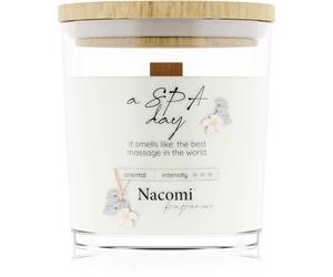 Nacomi Soy Candle Home Fragrances bougie parfumée avec mèche en bois 140 g