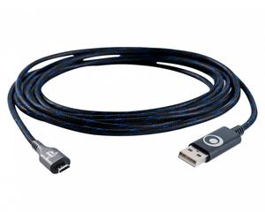 NACON 192009992 câble USB 3 m USB A Micro-USB A Noir