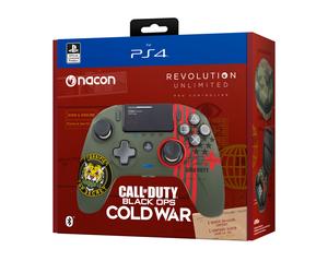 NACON Call of Duty: Black Ops Cold War Vert, Rouge Bluetooth Manette de jeu Analogique/Numérique MAC, PC, PlayStation 4