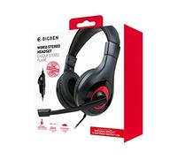 Nacon Casque stéréo Filaire pour Nintendo Switch, modèle 750800SWHSV1, Noir