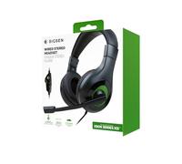Casque stéréo Gaming pour Xbox Series, Compatible Xbox One avec Microphone orientable et détachable. Couleur: Noir + Vert