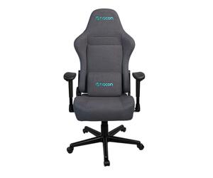 Nacon - Chaise de Gaming Ergonomique PCCH-380 avec accoudoirs 2D, Coussin Lombaire, inclinable, Couleur Gris foncé