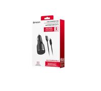 NACON Chargeur Voiture Rapide 60W + Cable 1.5 m pour Nintendo Switch, Adaptateur Allume Cigare Power Delivery USB-C Compatible Switch 2, Lite, Smartphone, Tablette et PC Portable - SWITCHNEWCARLIGHT60