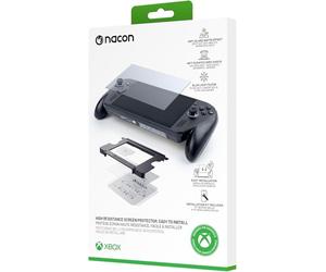 Nacon Écran de Protection en Verre Trempé 9H+ pour ROG Ally & Ally X, Kit d'Installation Facile, Anti-Reflets et Filtre Lumière Bleue, officielXbox - XBXROGGLASSKIT