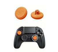 Nacon for Revolution 5 Pro Manettes de joystick : pièces de rechange antidérapantes pour un meilleur contrôle, poignées colorées de pouce 1,8 x 1,8 cm (orange)