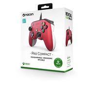 Nacon Manette offcielle Xbox Series - Pro Compact Controller. Couleur Rouge.