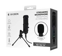 Nacon Microphone de Streaming avec trepied pour Joueurs de PS5, PS4 et PC