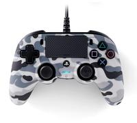 Nacon Oficial PS4 Wired Compact Controller - Grey Camo (Sony Playstation 4)