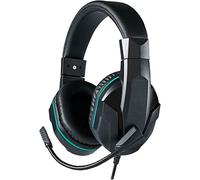 Nacon PCGH-110 Casque Audio Binaural Bandeau Noir, Turquoise - Casques Audio (Console de Jeux, Binaural, Bandeau, Noir, Turquoise, Rotatif, avec Fil)