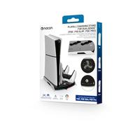 Nacon Playall Station de Charge Double pour Manette PS5 - Noir/Blanc | Station de Recharge Rapide avec Indicateurs LED pour Manettes PlayStation 5 DualSense et DualSense Edge