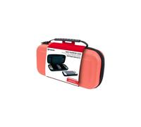 Nacon Pochette de transport rigide - Compatible Nintendo Switch 2, OLED & Lite | Coloris rouge pastel