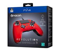 NACON Revolution Pro Controller 3 Rouge USB 3.2 Gen 1 (3.1 Gen 1) Manette de jeu PC, PlayStation 4