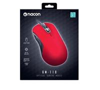 Nacon Souris Gaming Optique GM-110 Rouge. 2400 dpi. 6 Boutons. Câble 1.8m. Compatible Windows XP/Vista/7/8/13