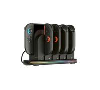 Nacon Station de charge SWITCHNEWDOCK+JC – RVB, compatible avec 4 Joy-Con Switch / Switch 2