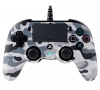 Nacon Manette filaire compacte, officielle PS4, camouflage grise