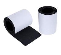 NACTECH 2 Rouleaux Patins Feutres Adhésifs Bande de Feutrine Autocollant Noir Auto-adhésif Pads Protection pour Meubles Pieds de Chaise de Table de Sofa (5MM d'Epaisseur)