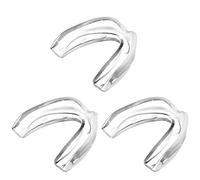 NACTECH 3pcs Protège-Dents de Sport en Silicone Protege Dents Transparent avec Boits pour Sports de Contact, Boxe, MMA, Rugby, Basket, Football, Hockey, Karaté, Arts Martiaux, Muay Thai,Judo