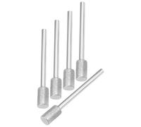 NACX Lot de 20 forets de meulage diamant à tête cylindrique de 6 mm, tige de 0,3 cm, fraise diamantée, pour outil rotatif