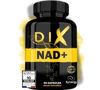 NAD+ ✗ NR + NADH + Vitamin B3 ✗ Nicotinamide Riboside Chloride ✗Anti-Âge ✗ Energie ✗ Action synergétique rapide et prolongée ✗ Gélule végétale et gastro resistante ✗ Fabriqué en France