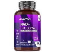Nad+ Resveratrol Formule Liposomale avec Complexe Phospholipidique, 90 Gélules Vegan (3 Mois), Trans Resveratrol (98%) Renouée du Japon avec Nicotinamide Adenine Dinucleotide Liposomal (Nad plus)