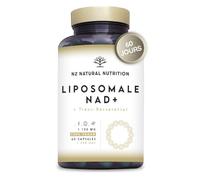 NAD+ Trans Resveratrol 1100 mg. Formule Liposomale avec Nicotinamide Riboside, Niacine et Vitamine E. Boost Métabolisme, Anti-Âge et Réparation Cellulaire. N2 Natural Nutrition