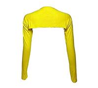 nadamuSun Bolero Shrug Anti-UV De Golf De Refroidissement Châle Manches De Bras De Protection Solaire Respirant Et Confortable pour Les Femmes Golf Et Sports De Plein Air (Yellow)