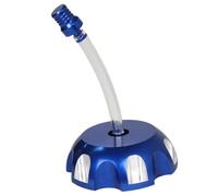 NADCFN Carburateur kit Bouchon de réservoir Carburant en Aluminium CNC 52 mm diamètre, adapté aux Motos Tout-Terrain CRF 250 450 230 CRF250 Carbu pour Moteur(Blue)