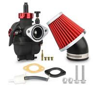 NADCFN Carburateur kit Convient pour Les filtres à air NIBBI PE à Bride 100cc-250cc, Ensemble de filtres à air pour VTT, Convient pour Yamaha Racing Pitbike Carbu pour Moteur(PE26mmFL Set)
