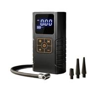 NADCFN Compresseurs d'air portatifs Gonfleur de Pneu Rechargeable de Pompe à Air de Voiture de Double Puissance de 150PSI avec la Lampe de Poche LED de Puissance pour Le vélo de Voiture